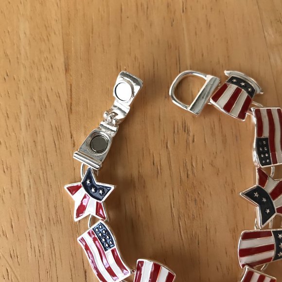 Patriotic Bracelet American Flag Uncle Sam New - Picture 10 of 11